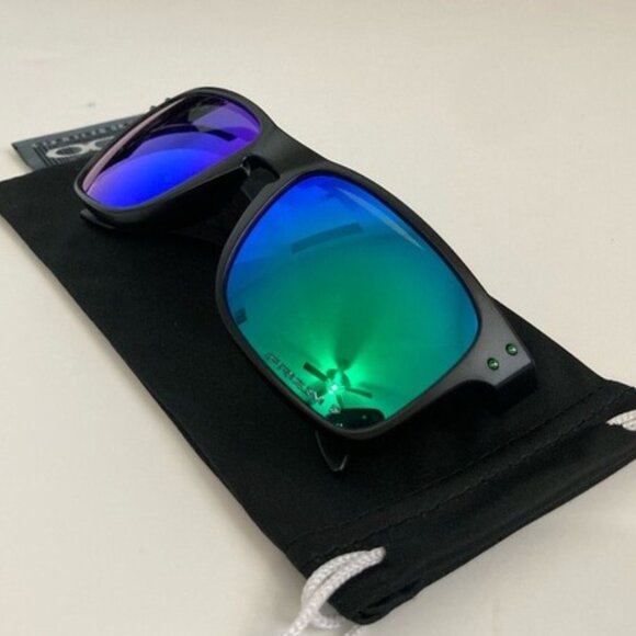 Oakley Holbrook Prizm Polarized Jade Iridium OO9102 Black Matte Frame - Picture 3 of 9